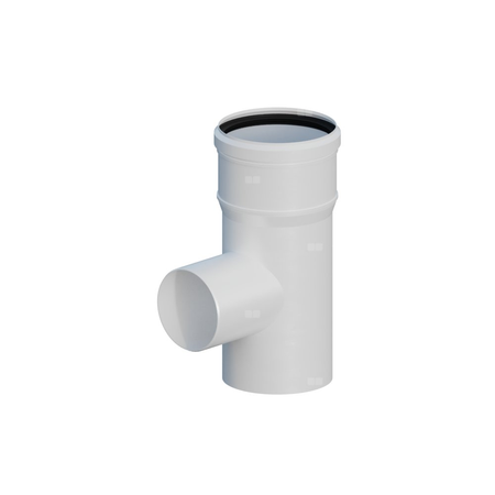 Trójnik PP z odgałezieniem redukowanym DN110/80mm z uszczelką [EPDM]