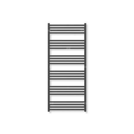 Grzejnik drabinkowy TERMA FIONA, podłączenie ZX, wym. 1380 x 600 mm, kolor czarny sygnałowy mat RAL9004 (farba), moc 683W