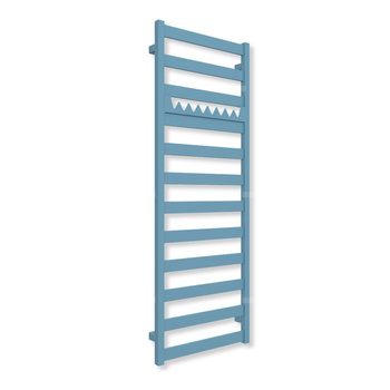 Grzejnik drabinkowy TERMA VIVO, podłączenie SX, wym. 1390 x 500 mm, kolor niebieski pastelowy RAL5024 (farba), moc 512W