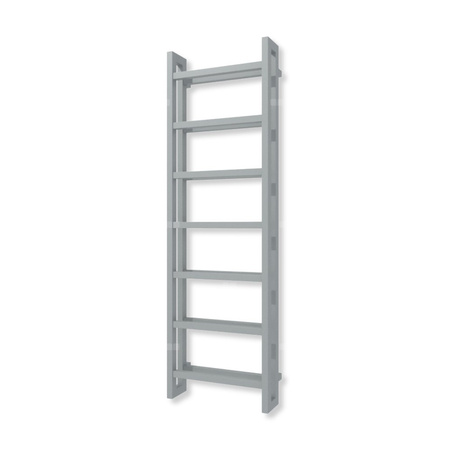 Grzejnik drabinkowy TERMA STAND, podłączenie SX, wym. 1610 x 500 mm, kolor metaliczny kamień (farba), moc 872W