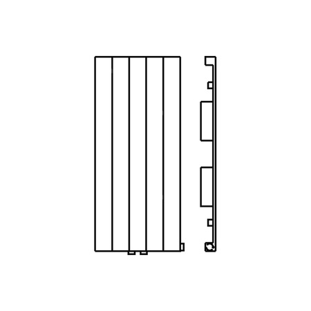 Grzejnik płytowy typ 11 KERMI V-HVV wym. 1200 x 350 mm, kolor biały, moc 620 W