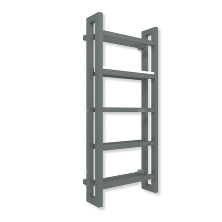 Grzejnik drabinkowy TERMA STAND, podłączenie SX, wym. 1150 x 500 mm, kolor ral 7012 mat (farba), moc 615W