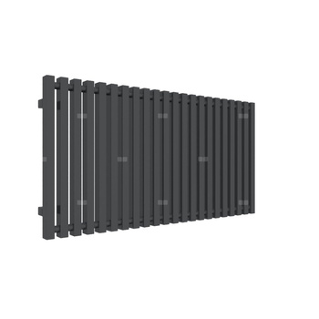 Grzejnik drabinkowy TERMA TRIGA, podłączenie SX, wym. 560 x 1080 mm, kolor metaliczna czerń, moc 800W