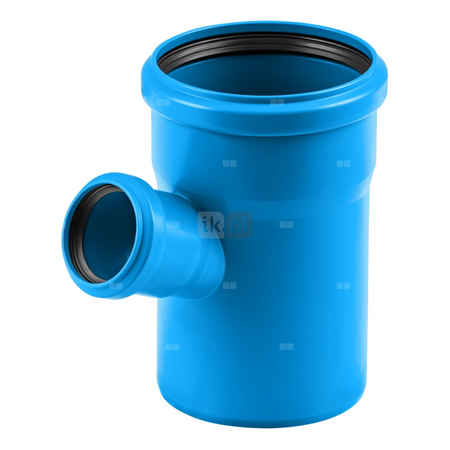 Trójnik MAGNAPLAST Ultra dB UDBEA 45' PP-m DN 75 x DN 50 x DN 75 (ww x ww x wz), kolor niebieski