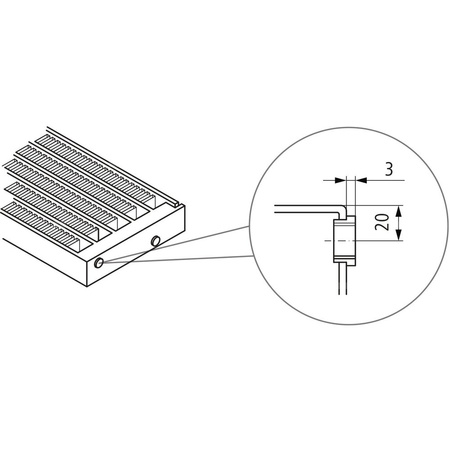 Kermi konwektor KNN21 280x72x3200 RAL 9016, 6 bar, z osłoną, podł. Uni