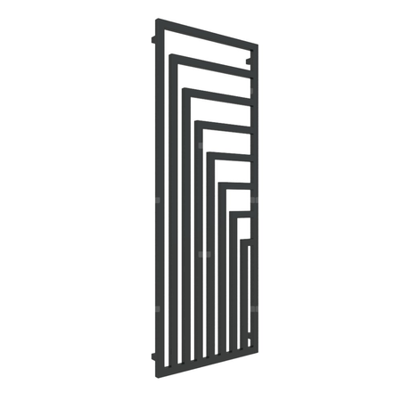 Grzejnik drabinkowy TERMA ANGUS V, podłączenie SX, wym. 1780 x 680 mm, kolor nowy czarny krokodyl, moc 1116W