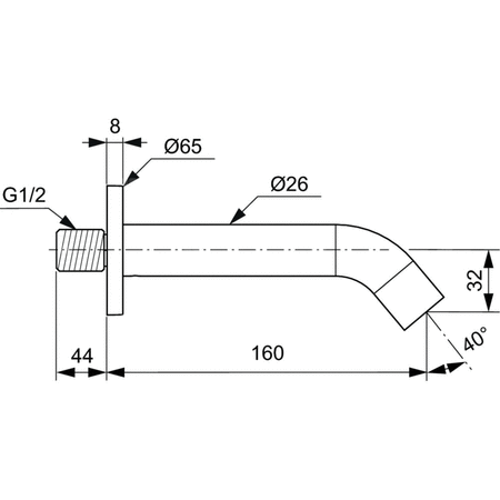 Wylewka ścienna JOY