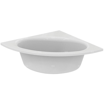 Wanna narożna 1820x1341x465 mm, bez otworu na baterię, z przelewem, bez korka spustowego - CONNECT AIR