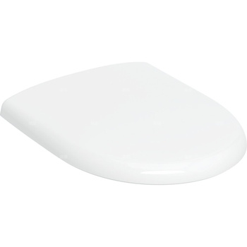 Deska sedesowa Geberit Renova Comfort, mocowanie od dołu: Wolne opadanie=Nie, Mocowanie=Od dołu, Biały / Błyszczący