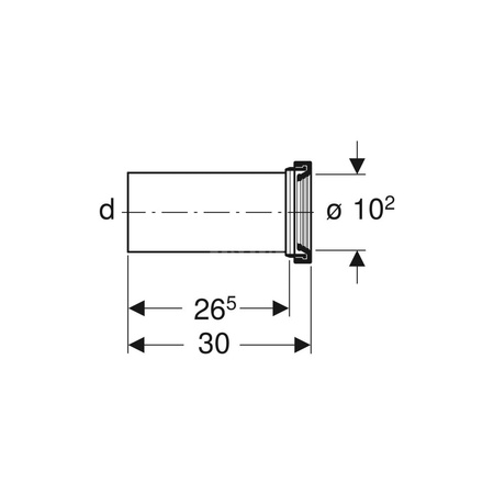 Zestaw zaślepek Geberit (2 szt.): Biały-alpin