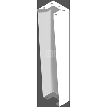 Podpora z blachy 1 mm: 650 x 235 mm, do szafy gł. 250 (25 GW, 52 G6GW) RAL 9003