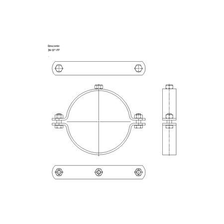 DN-10-PP Obejma masywna DN 10 (267-273mm)