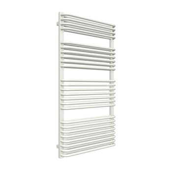 Grzejnik drabinkowy TERMA TYTUS, podłączenie PX, wym. 1260 x 640 mm, kolor biały drogowy RAL9016, moc 1173W