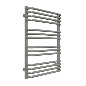 Grzejnik drabinkowy TERMA Alex, podłączenie SX, wym. 760 x 500 mm, kolor ciemne aluminium metaliczny RAL9007, moc 412W