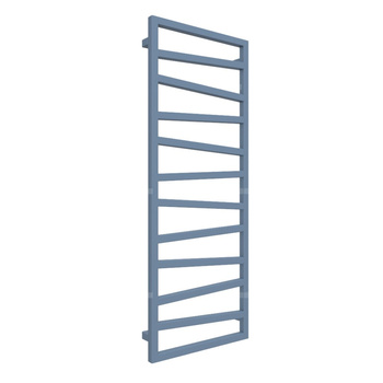 Grzejnik drabinkowy TERMA ZIGZAG, podłączenie SX, wym. 1310 x 500 mm, kolor szary gołębi RAL5014, moc 490W