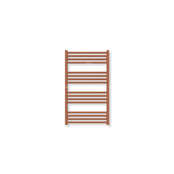 Grzejnik elektryczny TERMA FIONA 900 x 530 mm, kolor jasna Cu, moc 400 W, podłączenie E8, kabel prosty bez wtyczki z maskownicą