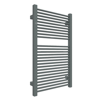 Grzejnik drabinkowy TERMA MIKE, podłączenie SX, wym. 735 x 430 mm, kolor metaliczny szary, moc 337W