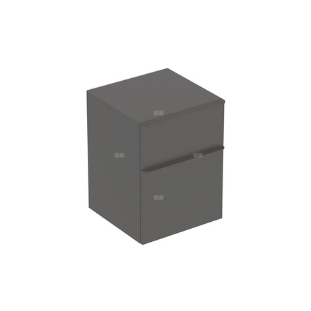 Geberit Smyle Square Szafka boczna, B45cm, H60cm, T47cm, z dwoma szufladami, lava