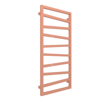Grzejnik drabinkowy TERMA ZIGZAG, podłączenie ZX, wym. 1310 x 500 mm, kolor brudny różowy RAL3012 (farba), moc 490W