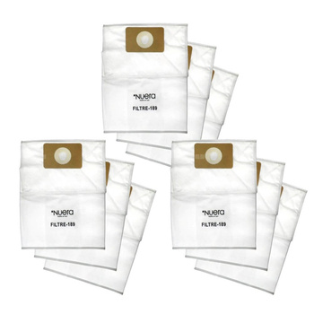 Wielowarstwowe antyalergiczne worki jednorazowe o poj. 12 l, komplet 9 szt.