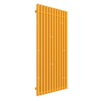 Grzejnik elektryczny TERMA TRIGA E 1300 x 580 mm, kolor żółty sygnałowy RAL1003, moc 1000 W, podłączenie E1, kabel przyłącze ts1/ss1