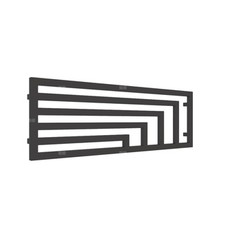 Grzejnik drabinkowy TERMA ANGUS H, podłączenie YP, wym. 440 x 1300 mm, kolor heban, moc 538W