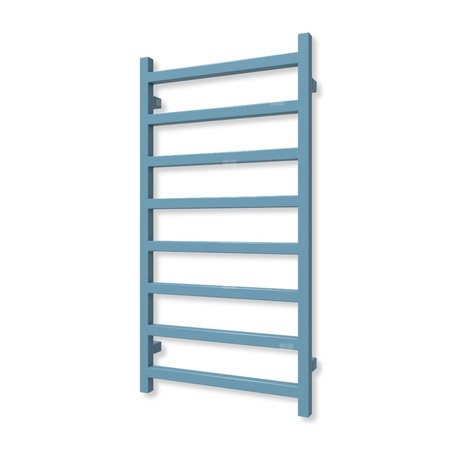 Grzejnik drabinkowy TERMA SIMPLE, podłączenie Z8, wym. 960 x 500 mm, kolor niebieski pastelowy RAL5024 (farba), moc 351W