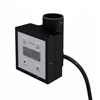 Sterownik TERMA KTX 3, 400W Tuba, RAL 9005 mat, kabel prosty bez wtyczki [czarny, 1,5m, logo Terma, instr. TERMA]