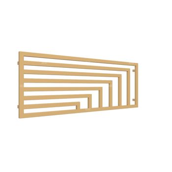 Grzejnik drabinkowy TERMA ANGUS H, podłączenie YP, wym. 600 x 1620 mm, kolor złoty połysk, moc 841W