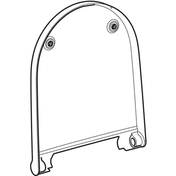 Pokrywa deski sedesowej do Geberit AquaClean Sela: Biały-alpin