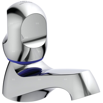 Bateria umywalkowa stojąca 45x123x88 mm, wylewka 90 mm 12 l/min (3 bary), bez korka spustowego - ALPHA NEW