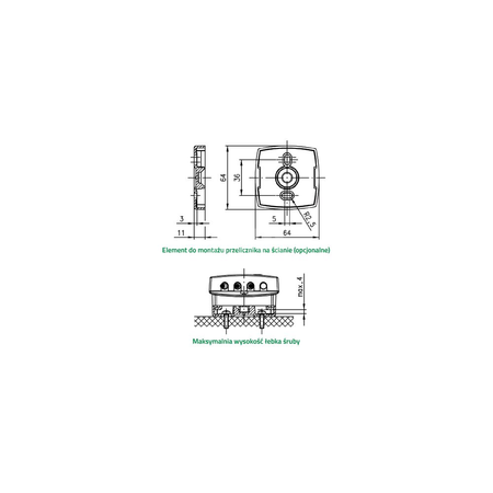 Ciepłomierz T230 qp 1,5 m3/h, redukcja 1/2"/M10 - powrot