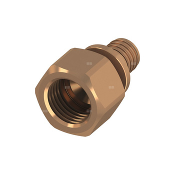 Mufa przejściowa TECE flex, brąz, 63 mm x 2'' (GZ x GW)