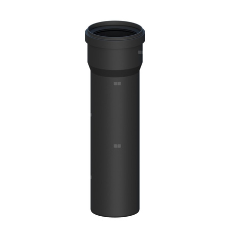 Rura prosta PP L2000mm DN60mm odporna na promieniowanie UV z uszczelką [EPDM]