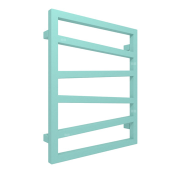 Grzejnik elektryczny TERMA ZIGZAG 600 x 500 mm, kolor soft 6027, moc 300 W, podłączenie E8, kabel prosty bez wtyczki z maskownicą