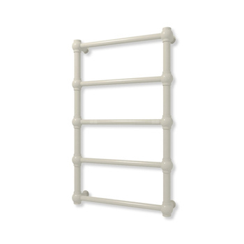 Grzejnik elektryczny TERMA RETRO 800 x 500 mm, kolor szary jedwabisty RAL7044, moc 200 W, podłączenie E1, kabel prosty bez wtyczki z maskownicą szary