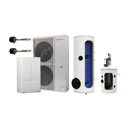 Pakiet - Pompa ciepła powietrze-woda split IMMERGAS MAGIS PRO 12 V2 T 11.3 kW 400 V + Zasobnik c.w.u. OKC 300 NTR/HP + Zasobnik buforowy NAD 100 V1