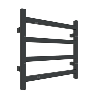 Grzejnik drabinkowy TERMA SIMPLE, podłączenie SX, wym. 480 x 500 mm, kolor nowy czarny krokodyl