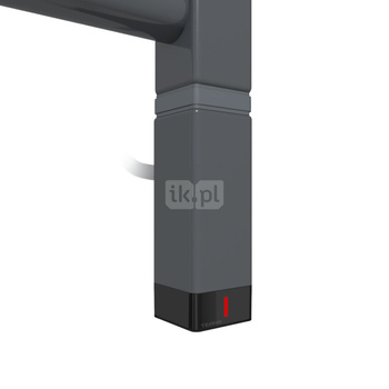 Grzałka TERMA One K30x30, 600W \ Tuba, Sterling, kabel prosty bez wtyczki z maskownicą [srebrzysty 1