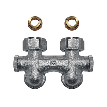 Korpus obejścia HERZ-3000 ze stałym obejściem, figura kątowa, DNG 3/4