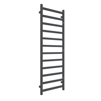 Grzejnik drabinkowy TERMA SIMPLE ONE, podłączenie S8, wym. 1440 x 500 mm, kolor metaliczna czerń, moc 600W