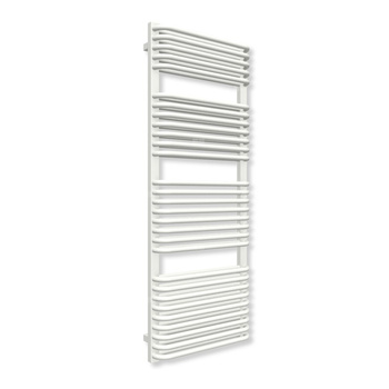 Grzejnik drabinkowy TERMA TYTUS, podłączenie ZX, wym. 1420 x 540 mm, kolor biały soft (farba), moc 1126W