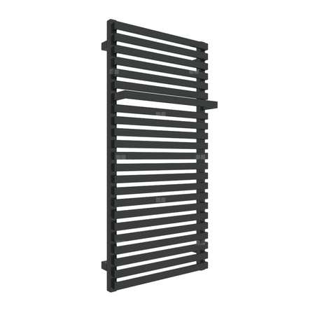 Grzejnik drabinkowy TERMA CITY, podłączenie P1, wym. 1050 x 500 mm, kolor czarny jak kruk mat RAL9005, moc 600W