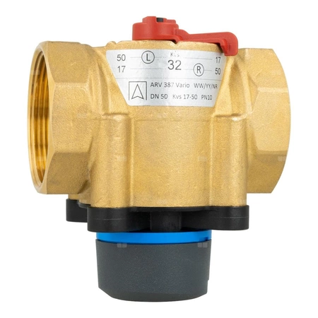 Zawór obrotowy trójdrogowy AFRISO ARV 387 Vario ProClick, mieszający, Siłownik elektryczny ARM 343, DN 50