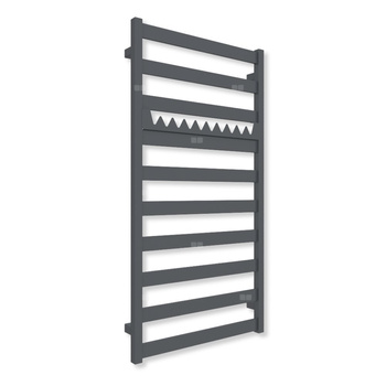 Grzejnik drabinkowy TERMA VIVO, podłączenie Z1, wym. 1150 x 600 mm, kolor szterling (farba), moc 501W