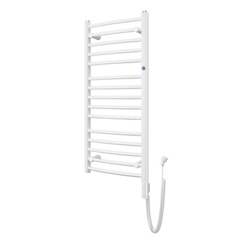 Grzejnik elektryczny (suszarka) INSTAL-PROJEKT AMBRA R ELECTRO, wym. 1650 (1755 z grzałką)/500 mm, kolor biały połysk, moc 600 W