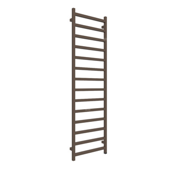 Grzejnik elektryczny TERMA SIMPLE ONE 500 x 1680 mm, kolor szlachetny brąz, moc 600 W, podłączenie E1, kabel prosty bez wtyczki 1,5m srebrzysty