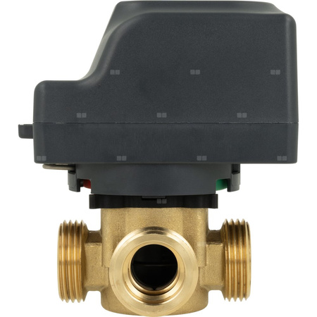 Zawór 3-drogowy AZV 647, G1" kątowe, DN20, Kvs 5,5, 230 V AC, AB-B