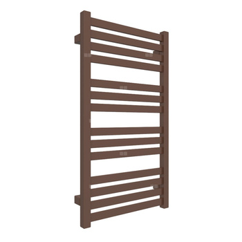 Grzejnik drabinkowy TERMA MARLIN, podłączenie ZX, wym. 780 x 430 mm, kolor brązowy orzechowy RAL8011, moc 319W