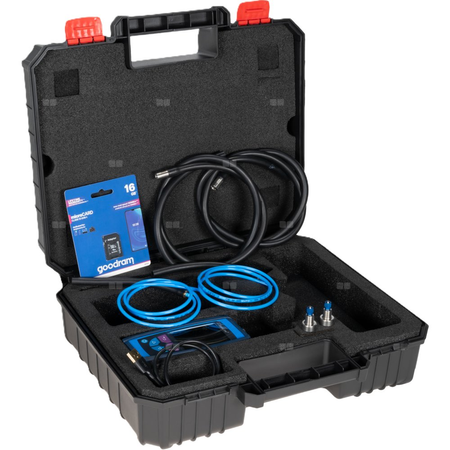 Manometr elektroniczny AFRISO S4650 ST 5000Pa, z wyświetlaczem, z przewodami pomiarowymi